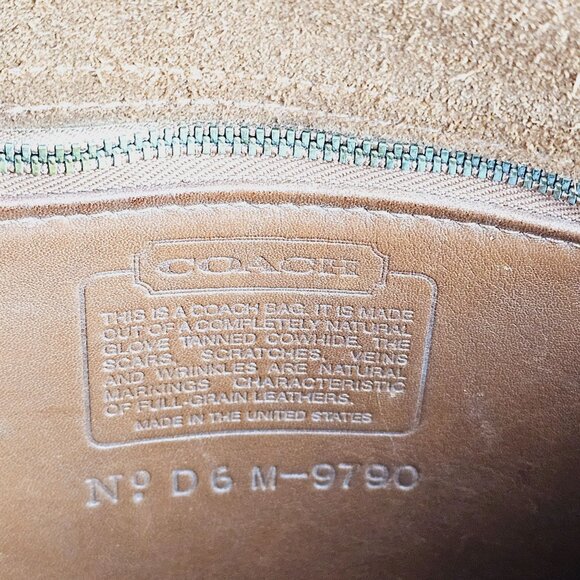 Vintage 1970's Coach Brown Leather Turnkey Crossbody with Matching Wallet, EUC - Picture 5 of 8